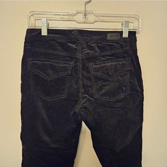 Women's Joie black velvet pants size 25 - Picture 6 of 9